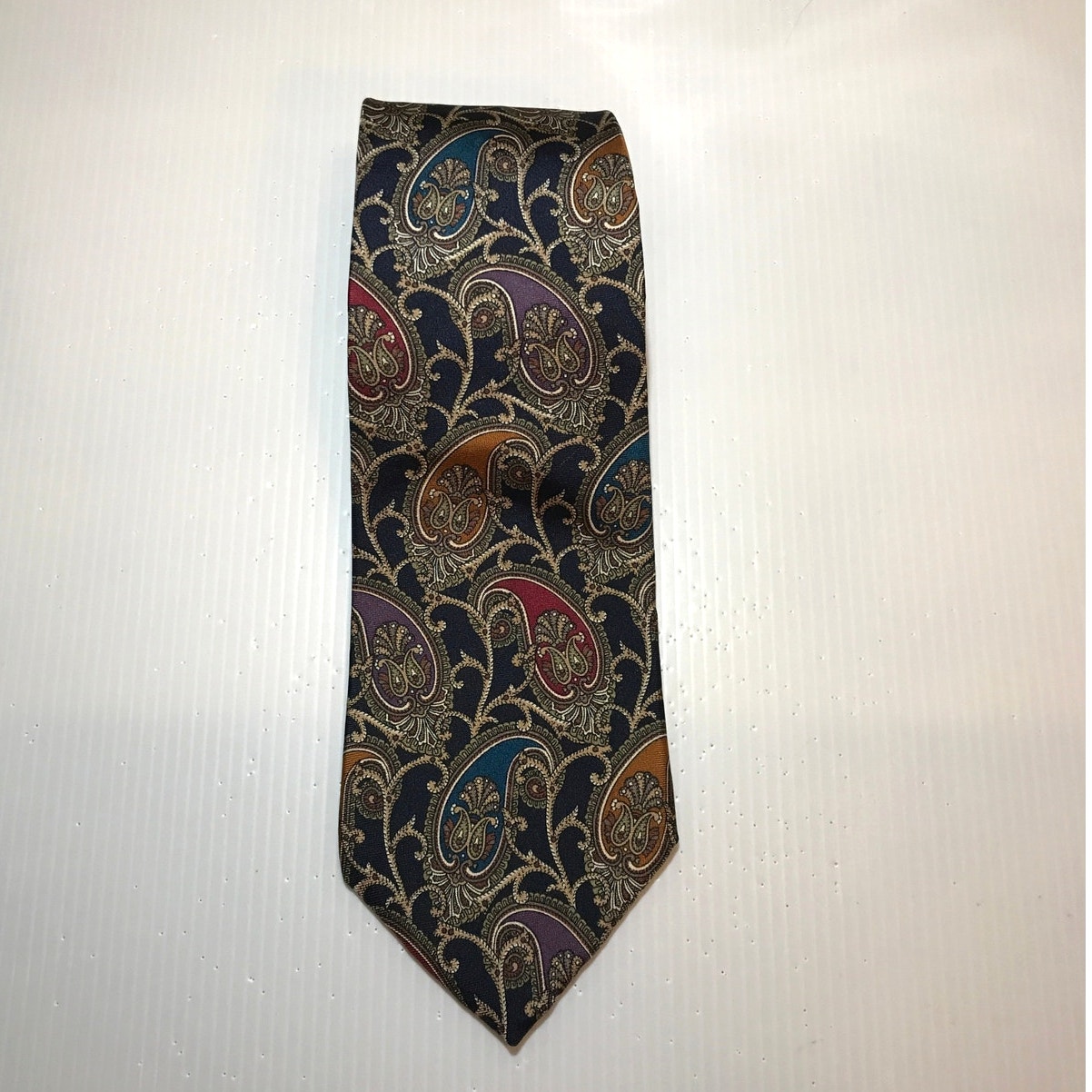 Charing Cross By Schreter Paisley Classic Wide Men Necktie